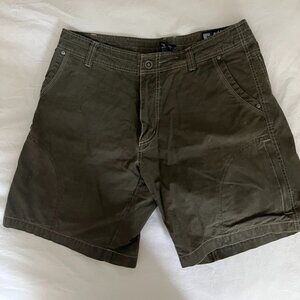 Kuhl Men's Vintage Dye Shorts, Brown/Green Size 34